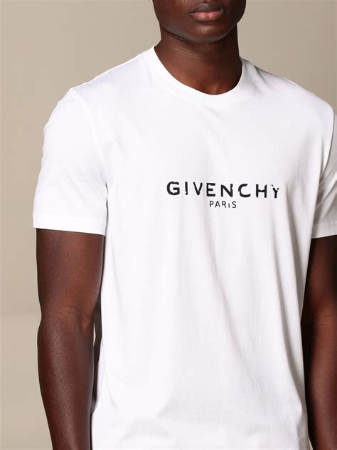 givenchy white zip shirt|givenchy t shirt price.